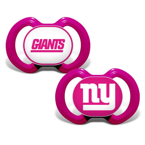 Wholesale New York Giants - Pink Pacifier 2-Pack