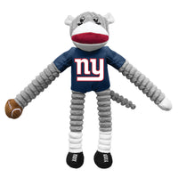 Wholesale New York Giants Team Sock Monkey Pet Toy