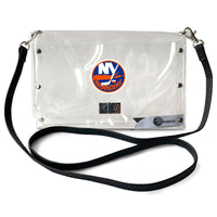 Wholesale New York Islanders Clear Envelope Purse STRAP