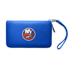 Wholesale New York Islanders Zip Organizer Wallet Pebble Royal