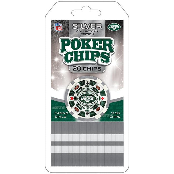 Wholesale New York Jets 20 Piece Poker Chips