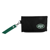 Wholesale New York Jets Ribbon Organizer Wallet Dark Green