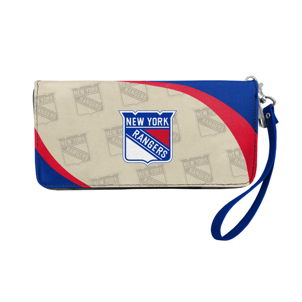 Wholesale New York Rangers Curve Zip Organizer Wallet