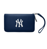 Wholesale New York Yankees Zip Organizer Wallet Pebble Navy