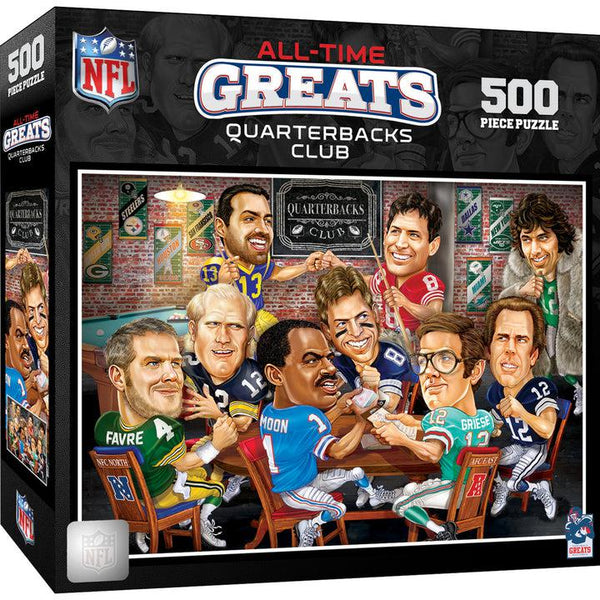 Wholesale NFL Quarterbacks Club - All Time Greats 500 Piece Jigsaw Puzzle