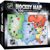 Wholesale NHL - League Map 500 Piece Jigsaw Puzzle