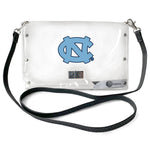 Wholesale North Carolina Tar Heels Clear Envelope Purse STRAP