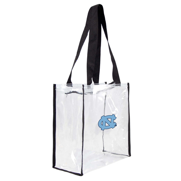 Wholesale North Carolina Tar Heels Clear Square Stadium Tote