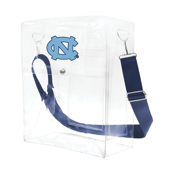 Wholesale North Carolina Tar Heels Clear Ticket Satchel Alt