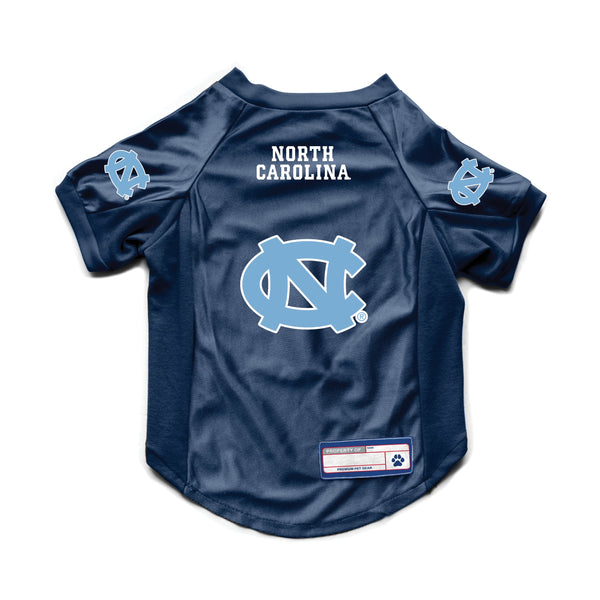 Wholesale North Carolina Tar Heels Pet Stretch Jersey - Assorted Sizes