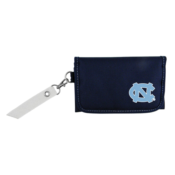 Wholesale North Carolina Tar Heels Ribbon Organizer Wallet White