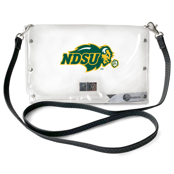 Wholesale North Dakota State Bison Clear Envelope Purse STRAP