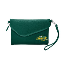 Wholesale North Dakota State Bison Fold Over Crossbody Pebble Green