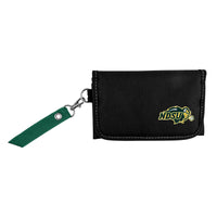 Wholesale North Dakota State Bison Ribbon Organizer Wallet Dark Green