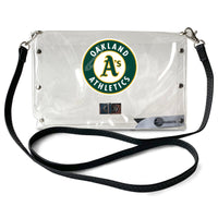 Wholesale Oakland Athletics Clear Envelope Purse STRAP