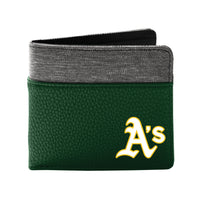 Wholesale Oakland Athletics Pebble BiFold Wallet GREN
