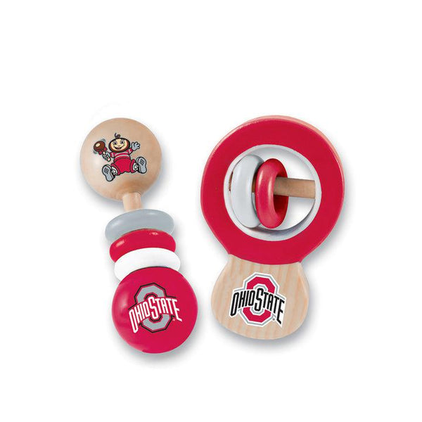 Wholesale Ohio State Buckeyes - Baby Rattles 2-Pack