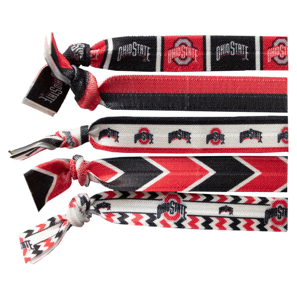 Wholesale Ohio State Buckeyes Knotted Hair Tie