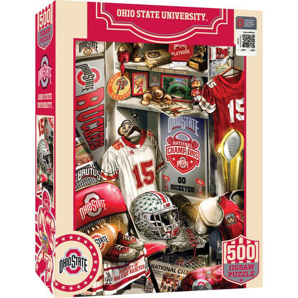 Wholesale Ohio State Buckeyes - Locker Room 500 Piece Jigsaw Puzzle