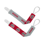 Wholesale Ohio State Buckeyes - Pacifier Clip 2-Pack