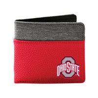 Wholesale Ohio State Buckeyes Pebble BiFold Wallet LRED