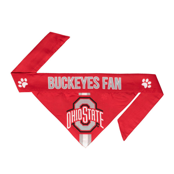 Wholesale Ohio State Buckeyes Pet Bandana - Assorted Sizes