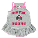 Wholesale Ohio State Buckeyes Pet Dress Grey Type - Assorted Sizes