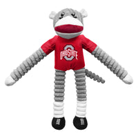 Wholesale Ohio State Buckeyes Team Sock Monkey Pet Toy