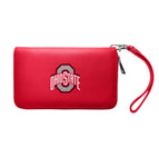 Wholesale Ohio State Buckeyes Zip Organizer Wallet Pebble Light Red