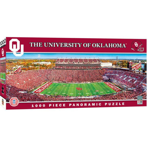 Wholesale Oklahoma Sooners - 1000 Piece Panoramic Jigsaw Puzzle - Center View