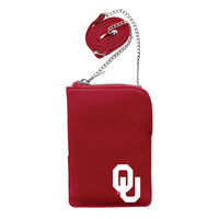 Wholesale Oklahoma Sooners Pebble Smart Purse Dark Red