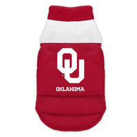 Wholesale Oklahoma Sooners Pet Parka Puff Vest