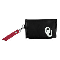 Wholesale Oklahoma Sooners Ribbon Organizer Wallet Dark Red