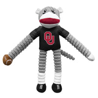 Wholesale Oklahoma Sooners Team Sock Monkey Pet Toy Football