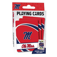 Wholesale Ole Miss Rebels Playing Cards - 54 Card Deck