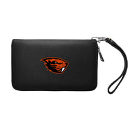 Wholesale Oregon State Beavers Zip Organizer Wallet Pebble Black