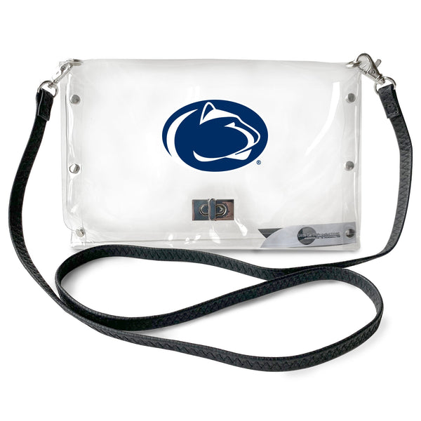 Wholesale Penn State Nittany Lions Clear Envelope Purse STRAP