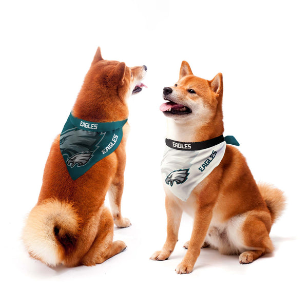 Wholesale Philadelphia Eagles Home and Away Pet Bandana Set