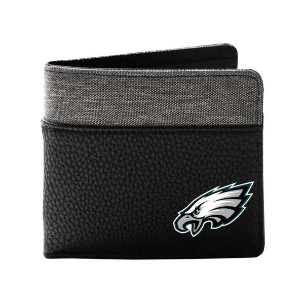 Wholesale Philadelphia Eagles Pebble BiFold Wallet BLCK