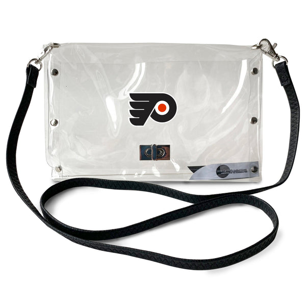 Wholesale Philadelphia Flyers Clear Envelope Purse STRAP