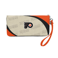 Wholesale Philadelphia Flyers Curve Zip Organizer Wallet