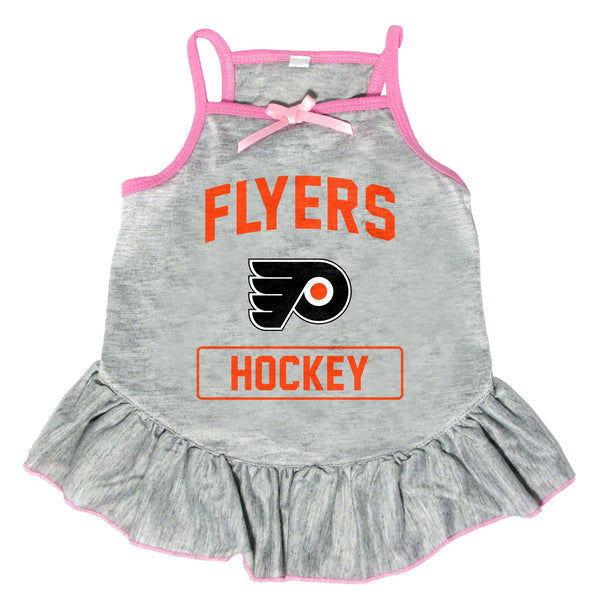 Wholesale Philadelphia Flyers Pet Dress Grey Type- Assorted Sizes