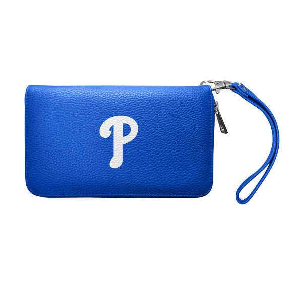 Wholesale Philadelphia Phillies Zip Organizer Wallet Pebble Royal