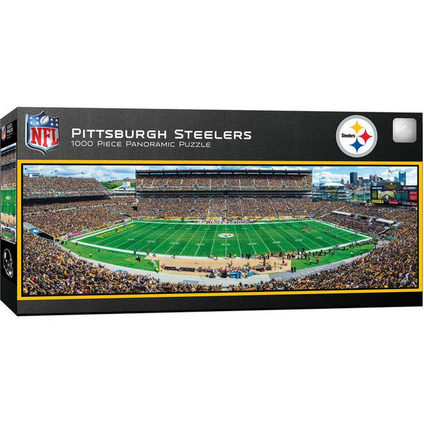 Wholesale Pittsburgh Steelers - 1000 Piece Panoramic Jigsaw Puzzle - Center View