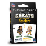 Wholesale Pittsburgh Steelers All-Time Greats Playing Cards - 54 Card Deck