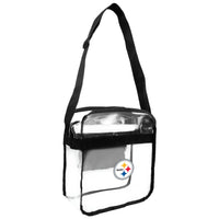 Wholesale Pittsburgh Steelers Clear Carryall Crossbody