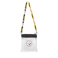 Wholesale Pittsburgh Steelers Clear Pattern Strap Bag