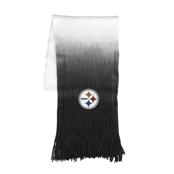 Wholesale Pittsburgh Steelers Dip Dye Scarf Black