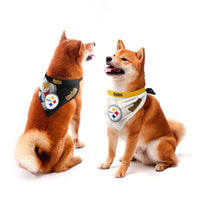 Wholesale Pittsburgh Steelers Home and Away Pet Bandana Set