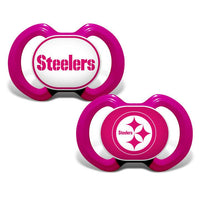 Wholesale Pittsburgh Steelers - Pink Pacifier 2-Pack